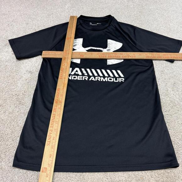 Under Armour T-Shirt Men’s Black Short Sleeve Size Small - Picture 2 of 11